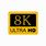 8K TV Logo