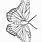 A Butterfly Coloring Page