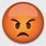 A Mad Face Emoji