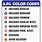 API Color Code Chart
