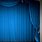 Abstract Neon Blue Curtain