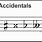 Accidentals Symbols