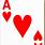 Ace Hearts Playing Card