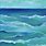 Acrylic Painting Ocean Beach
