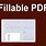 Adobe Fillable Form Template