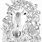 Adult Coloring Pages Animals Unicorn