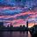 Aesthetic Sunset London Wallpaper