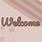 Aesthetic Welcome Banner
