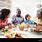 African American Family Eating Dinner
