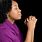 African American Female Praying Hands