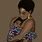 African American Mother Drawings