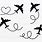 Airplane Travel SVG