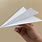 Airplane with Paper