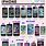 All iPhone in One Picture Back