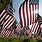 American Cemetery Memorial Day Flag