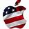 American Flag Apple