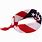 American Flag Bandana Headband