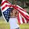 American Flag Country Girl