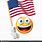 American Flag Emoticon
