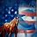 American Flag Horse Art