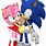 Amy Rose Hug Sonic