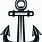 Anchor SVG Black and White