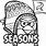 Angry Birds Seasons Coloring Pages