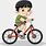 Animasi Anak Naik Sepeda