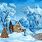 Animated Christmas Landscape