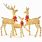 Animated Deer Christmas Decorations