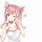 Anime Pink Cat Girl Wallpaper