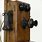 Antique Oak Wall Telephone