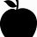 Apple Outline Silhouette
