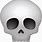 Apple Skull. Emoji PNG