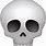 Apple Skull. Emoji Sticker