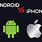 Apple vs Android Phones Logo