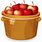 Apples in Basket Cartoon