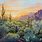 Arizona Desert Landscape Painting