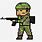 Army Pixel Art