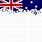 Australian Flag Border