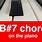 B# Chord Piano