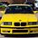 BMW E36 Yellow