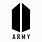 BTS Army Logo Black