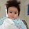 Baby Born with Lots of Hair