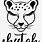 Baby Cheetah SVG