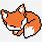 Baby Fox Pixel Art