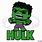 Baby Hulk SVG