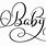 Baby Word Lettering