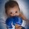 Baby with Boxing Gloves On