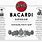 Bacardi Rum Label